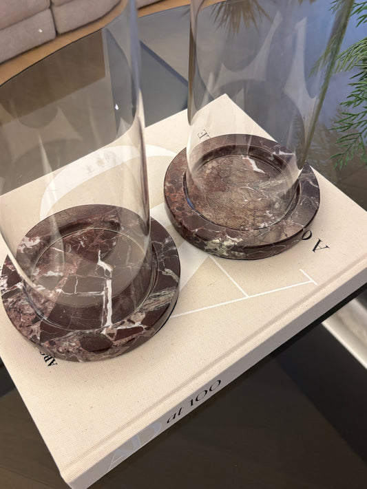 Bordo Yuvarlak Mumluk